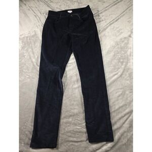 NWT J‎ Jill Womens Corduroy Pants 8 Tall Navy Blue/Stretch/32' Inseam